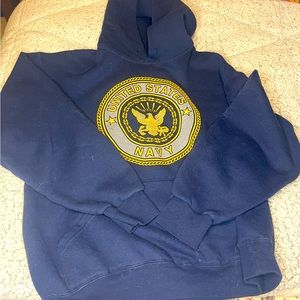 Authentic US NAVY sweatshirt hoodie size M